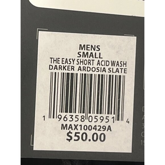 VRST Men's Small 7" Inseam Stretch Shorts Navy Blue Cotton & Polyester - Picture 8 of 9